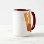Romantischer Spanischer Churros Tasse (VorderseiteRechts)