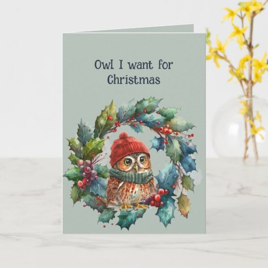 Romantischer Spaß Zu Weihnachten wollte ich dir Karte (Gelbe Blume)