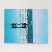 Romantischer Spaziergang am Strand - 16x20 - 520 S Puzzle (Horizontal)