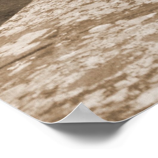 Romantischer Spazierweg Poster (Ecke)