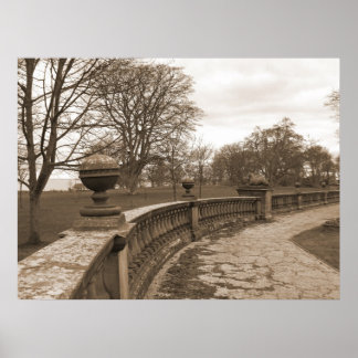 Romantischer Spazierweg Poster