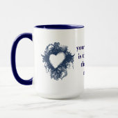 Romantischer Spruch Tasse (Links)