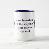 Romantischer Spruch Tasse (Zentrum)