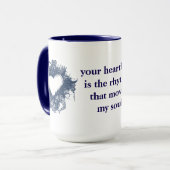 Romantischer Spruch Tasse (Vorderseite Links)
