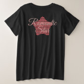Romantischer Star Hearts Sweet Heart T - Shirt (Design Rückseite)
