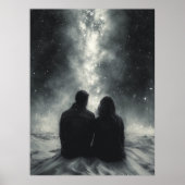 Romantischer Stargazing unter der Milchstraße - Ko Poster (Vorne)