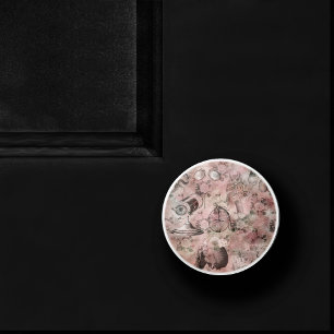 Romantischer Steampunk Antikes Vintages Ephemera Keramikknauf