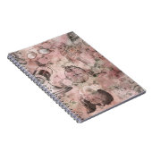 Romantischer Steampunk | Antikes Vintages Ephemera Notizblock (Rechte Seite)