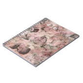 Romantischer Steampunk | Antikes Vintages Ephemera Notizblock (Linke Seite)