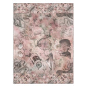 Romantischer Steampunk | Antikes Vintages Ephemera Tischdecke (Vorderseite)