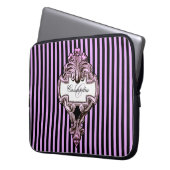 Romantischer Steampunk Goth Personalisiert Laptopschutzhülle (Vorderseite Links)