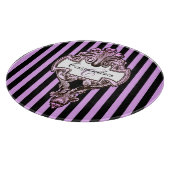 Romantischer Steampunk Goth Personalisiert Schneidebrett (Ecke)