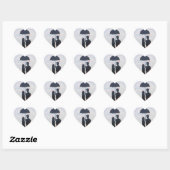 Romantischer Sticker (Blatt)