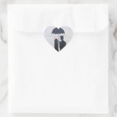 Romantischer Sticker (Tasche)