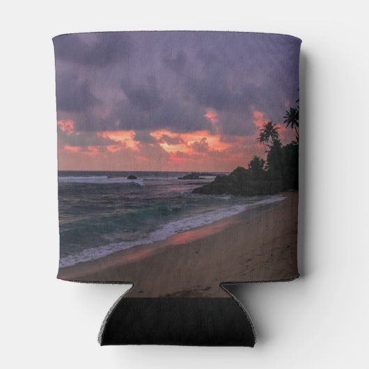 Romantischer Strand in Dusk Dosenkühler (Rückseite)