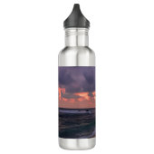 Romantischer Strand in Dusk Edelstahlflasche (Links)