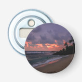 Romantischer Strand in Dusk Flaschenöffner (Vorderseite)