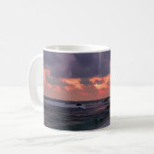 Romantischer Strand in Dusk Kaffeetasse (Vorderseite Links)