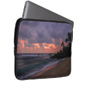Romantischer Strand in Dusk Laptopschutzhülle (Vorne Rechts)