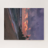 Romantischer Strand in Dusk Puzzle (Horizontal)
