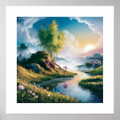 Romantischer Strandtraum: Glauben Sie an Ihr eigen Poster (Vorne)