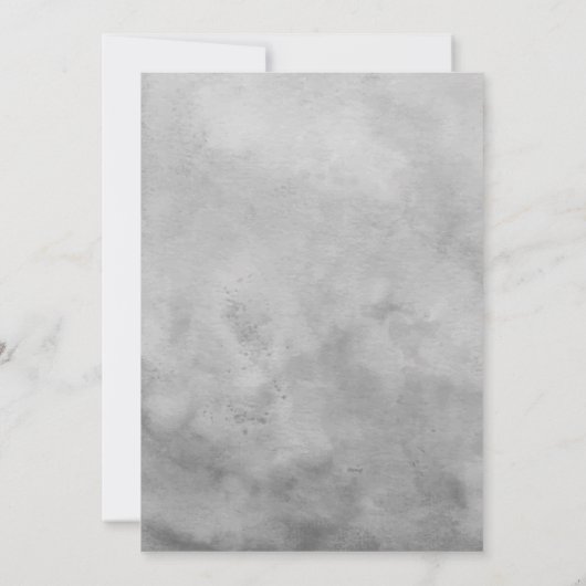 Romantischer Swan Lake Wedding Einladung (Rückseite)