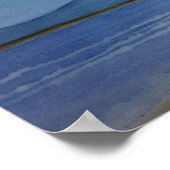 Romantischer Tag am Strand Poster (Ecke)