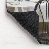 romantischer Tisch für zwei Mousepad (Ecke)