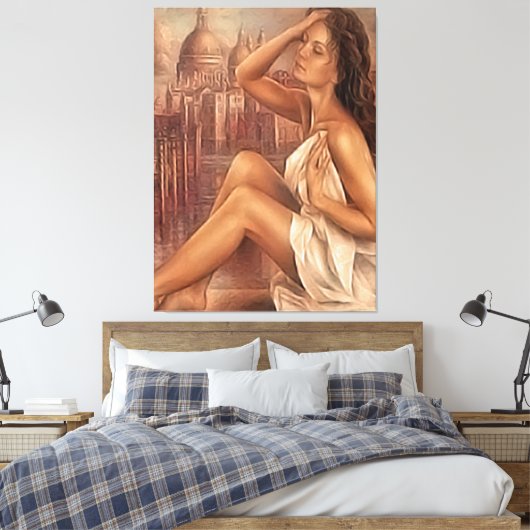 Romantischer Traum Leinwanddruck (Insitu (Schlafzimmer))