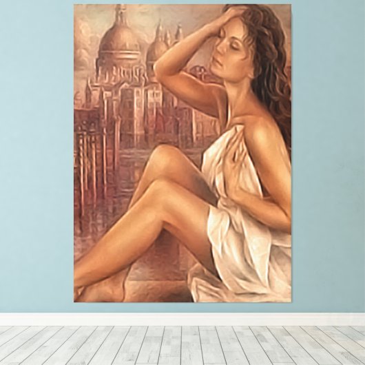 Romantischer Traum Leinwanddruck (Insitu (Holzboden))