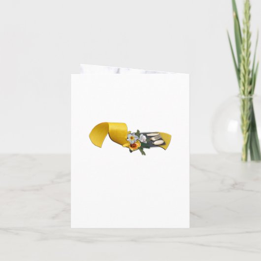 Romantischer tropischer Polterabend Einladung (Rückseite)