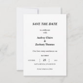 Romantischer und emotionaler Text, Foto Save the D Save The Date (Rückseite)