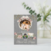 Romantischer Urlaub 4 Foto Collage (Stehend Vorderseite)