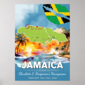 Romantischer Urlaub auf Honeymoon Jamaica Insel Ka Poster (Vorne)