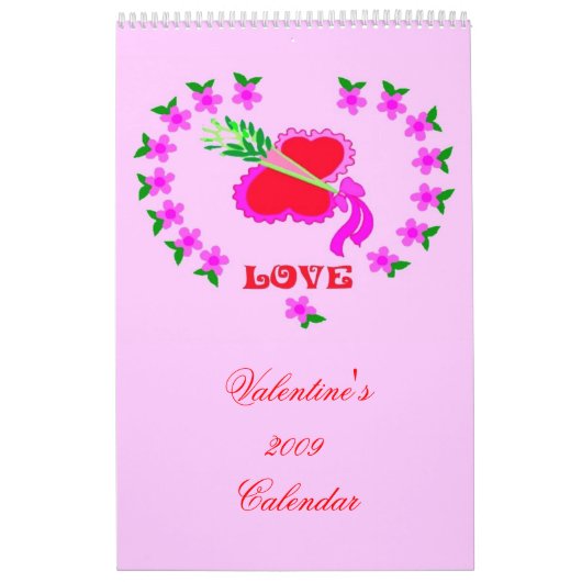Romantischer Valentiner Kalender 2009 (Titelbild)