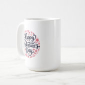 Romantischer Valentinsbecher für Freund Geschenkid Kaffeetasse (Vorderseite Links)