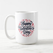 Romantischer Valentinsbecher für Freund Geschenkid Kaffeetasse (Links)