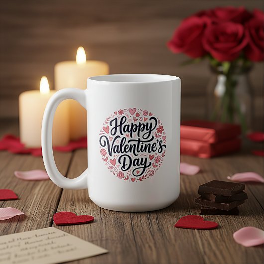 Romantischer Valentinsbecher für Freund Geschenkid Kaffeetasse