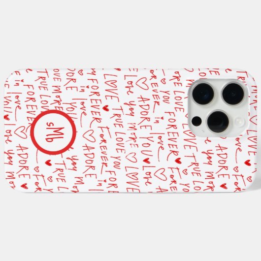 Romantischer Valentinstag Case-Mate iPhone Hülle (Rückseite (Horizontal))