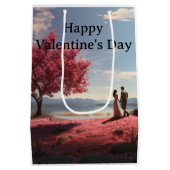 Romantischer Valentinstag für Erwachsene 1 Mittlere Geschenktüte (Rückseite)