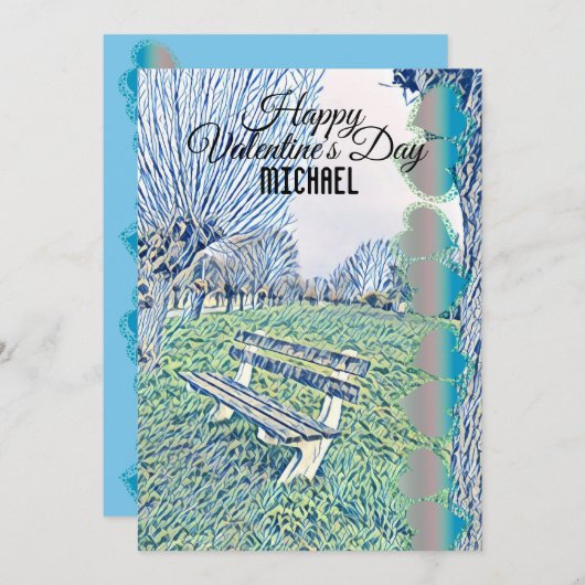 Romantischer Valentinstag Herzgarten Benz (Vorne/Hinten)