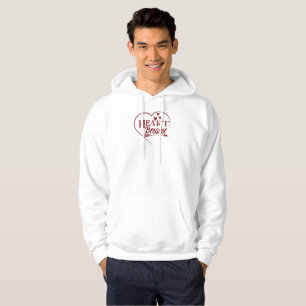 Romantischer Valentinstag-Hoodie mit Herz-Pfeil-Ar Hoodie