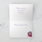 Romantischer Valentinstag individuell gestaltbar Karte (Innenseite)