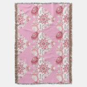 Romantischer Valentinstag Mandala Decke (Vorderseite Vertikal)