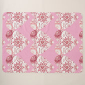 Romantischer Valentinstag Mandala Sherpadecke (Vorderseite (Horizontal))