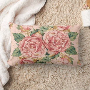 Romantischer Valentinstag mit hübschen Rosen, Rosa Lendenkissen