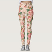 Romantischer Valentinstag mit wunderschönen Rosen, Leggings (Vorderseite)