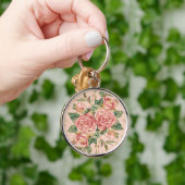 Romantischer Valentinstag mit wunderschönen Rosen, Schlüsselanhänger (Hand)