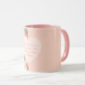 Romantischer Valentinstag mit wunderschönen Rosen Tasse (VorderseiteRechts)