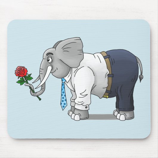 Romantischer Valentinstag Mousepad (Vorne)